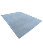 Overdye 8'9'' X 11'3'' Hand-Knotted Wool Rug 8'9'' x 11'3'' (263 X 338) / Grey / Grey