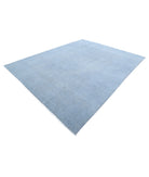 Overdye 8'9'' X 11'3'' Hand-Knotted Wool Rug 8'9'' x 11'3'' (263 X 338) / Grey / Grey