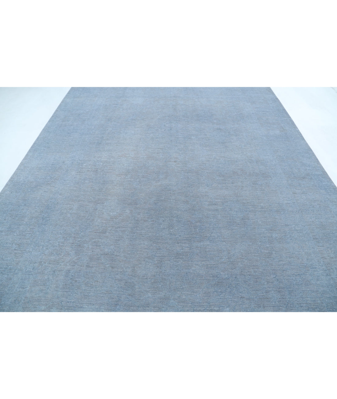 Overdye 8'9'' X 11'3'' Hand-Knotted Wool Rug 8'9'' x 11'3'' (263 X 338) / Grey / Grey