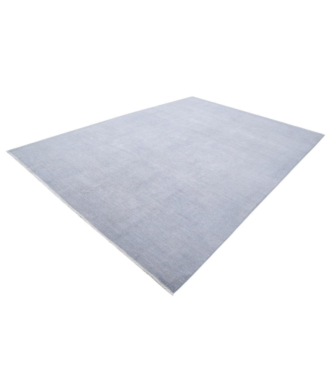 Overdye 8'8'' X 12'0'' Hand-Knotted Wool Rug 8'8'' x 12'0'' (260 X 360) / Grey / Grey