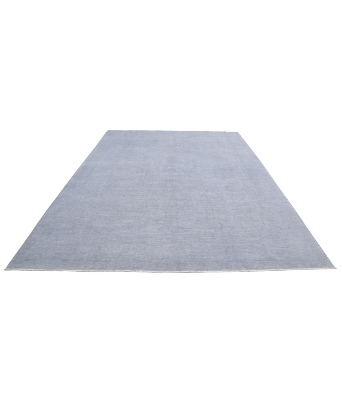 Overdye 8'8'' X 12'0'' Hand-Knotted Wool Rug 8'8'' x 12'0'' (260 X 360) / Grey / Grey