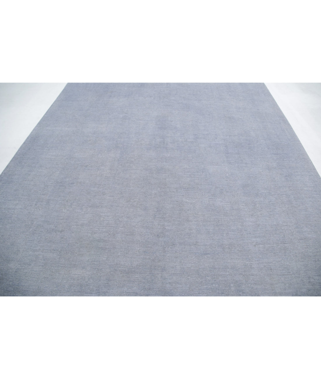 Overdye 8'8'' X 12'0'' Hand-Knotted Wool Rug 8'8'' x 12'0'' (260 X 360) / Grey / Grey