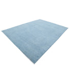 Overdye 8'9'' X 11'9'' Hand-Knotted Wool Rug 8'9'' x 11'9'' (263 X 353) / Blue / Blue