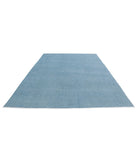 Overdye 8'9'' X 11'9'' Hand-Knotted Wool Rug 8'9'' x 11'9'' (263 X 353) / Blue / Blue