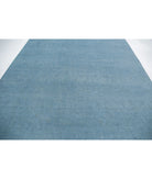 Overdye 8'9'' X 11'9'' Hand-Knotted Wool Rug 8'9'' x 11'9'' (263 X 353) / Blue / Blue