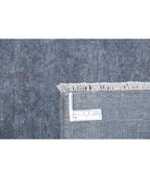 Overdye 2'8'' X 8'3'' Hand-Knotted Wool Rug 2'8'' x 8'3'' (80 X 248) / Grey / Grey