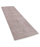 Overdye 3'1'' X 9'10'' Hand-Knotted Wool Rug 3'1'' x 9'10'' (93 X 295) / Taupe / Taupe