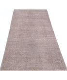 Overdye 3'1'' X 9'10'' Hand-Knotted Wool Rug 3'1'' x 9'10'' (93 X 295) / Taupe / Taupe