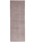 Overdye 3'1'' X 9'10'' Hand-Knotted Wool Rug 3'1'' x 9'10'' (93 X 295) / Taupe / Taupe