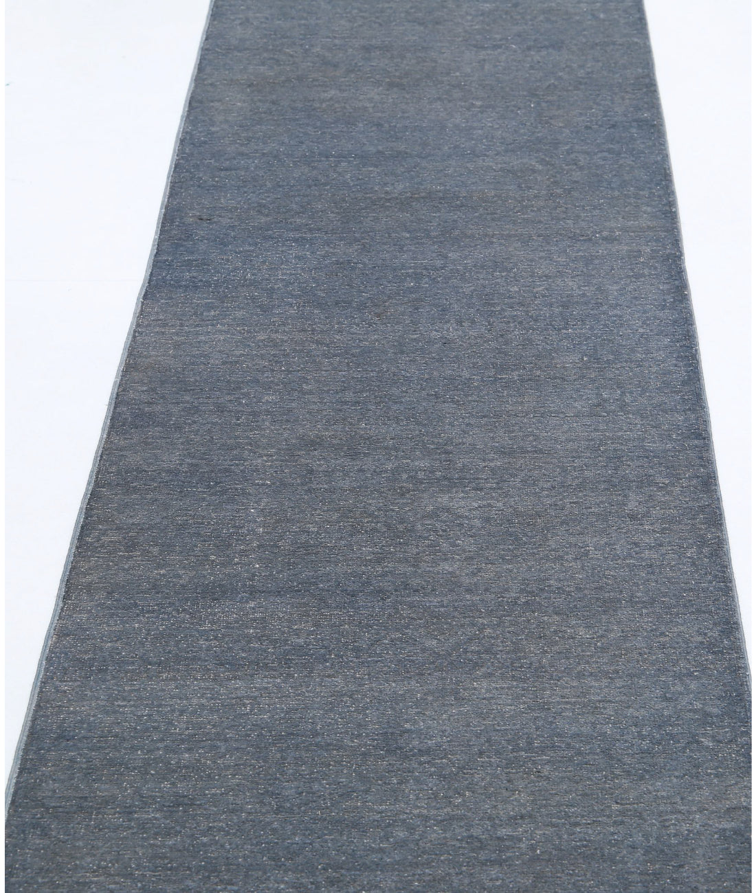 Overdye 2'4'' X 10'0'' Hand-Knotted Wool Rug 2'4'' x 10'0'' (70 X 300) / Grey / Grey