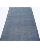 Overdye 3'1'' X 9'6'' Hand-Knotted Wool Rug 3'1'' x 9'6'' (93 X 285) / Grey / Grey