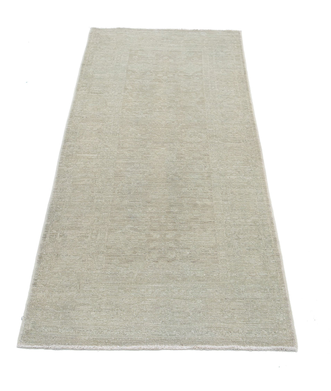 Overdye 2'6'' X 6'3'' Hand-Knotted Wool Rug 2'6'' x 6'3'' (75 X 188) / Gold / Gold