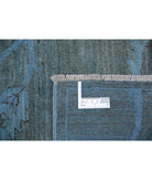 Overdye 5'11'' X 8'2'' Hand-Knotted Wool Rug 5'11'' x 8'2'' (178 X 245) / Blue / Blue