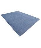 Overdye 8'11'' X 12'2'' Hand-Knotted Wool Rug 8'11'' x 12'2'' (268 X 365) / Blue / Blue