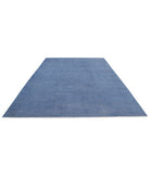 Overdye 8'11'' X 12'2'' Hand-Knotted Wool Rug 8'11'' x 12'2'' (268 X 365) / Blue / Blue