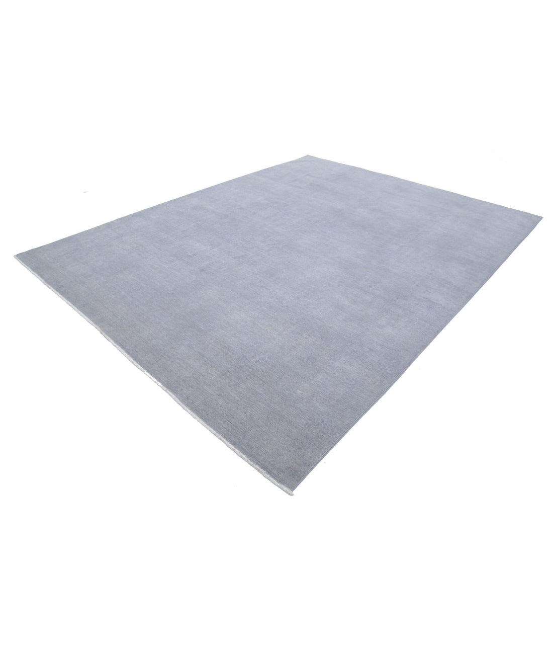 Overdye 8'8'' X 11'5'' Hand-Knotted Wool Rug 8'8'' x 11'5'' (260 X 343) / Grey / Grey