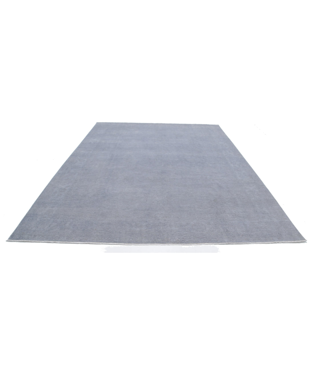 Overdye 8'8'' X 11'5'' Hand-Knotted Wool Rug 8'8'' x 11'5'' (260 X 343) / Grey / Grey