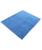 Overdye 3'11'' X 5'2'' Hand-Knotted Wool Rug 3'11'' x 5'2'' (118 X 155) / Blue / Blue