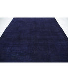 Overdye 8'7'' X 11'1'' Hand-Knotted Wool Rug 8'7'' x 11'1'' (258 X 333) / Purple / Purple