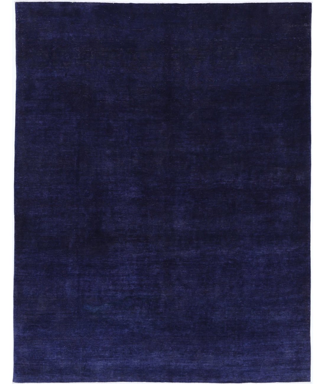 Overdye 8'7'' X 11'1'' Hand-Knotted Wool Rug 8'7'' x 11'1'' (258 X 333) / Purple / Purple