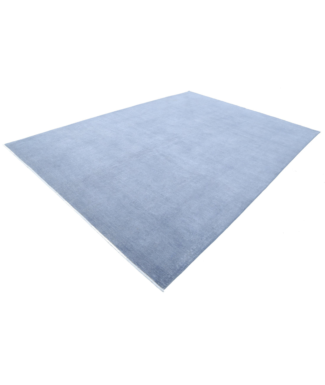 Overdye 8'8'' X 12'1'' Hand-Knotted Wool Rug 8'8'' x 12'1'' (260 X 363) / Grey / Grey