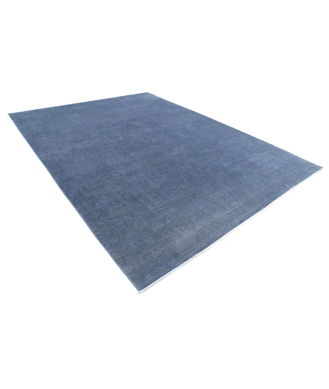 Overdye 8'10'' X 11'9'' Hand-Knotted Wool Rug 8'10'' x 11'9'' (265 X 353) / Grey / Grey