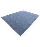 Overdye 8'10'' X 11'9'' Hand-Knotted Wool Rug 8'10'' x 11'9'' (265 X 353) / Grey / Grey