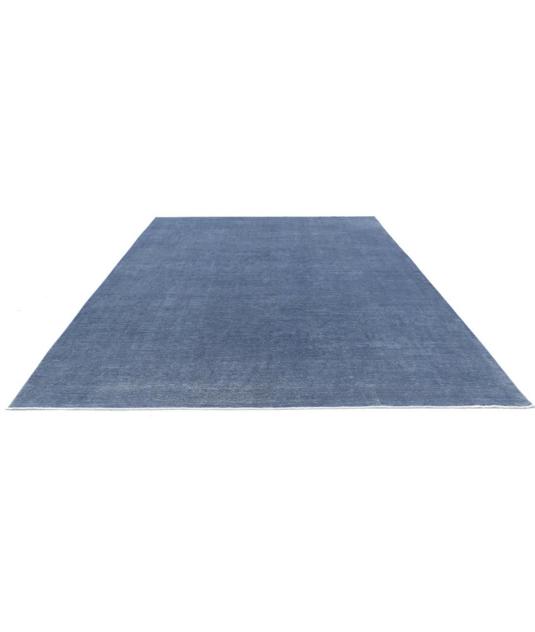 Overdye 8'10'' X 11'9'' Hand-Knotted Wool Rug 8'10'' x 11'9'' (265 X 353) / Grey / Grey