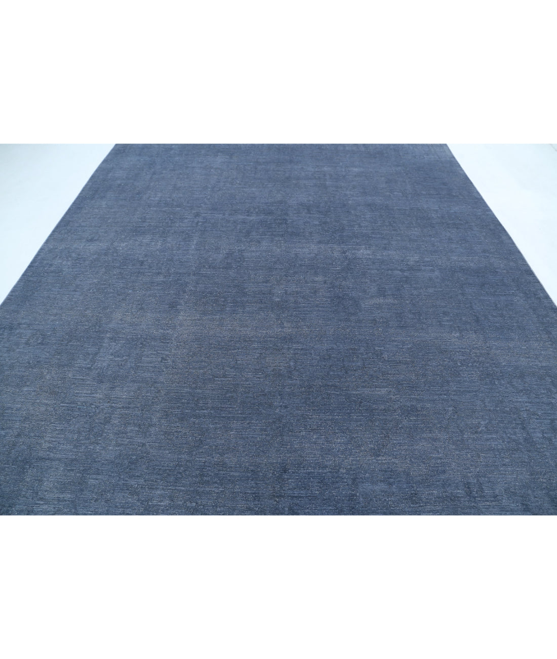 Overdye 8'10'' X 11'9'' Hand-Knotted Wool Rug 8'10'' x 11'9'' (265 X 353) / Grey / Grey