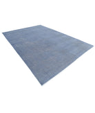 Overdye 8'7'' X 11'11'' Hand-Knotted Wool Rug 8'7'' x 11'11'' (258 X 358) / Grey / Grey