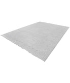 Overdye 8'7'' X 11'11'' Hand-Knotted Wool Rug 8'7'' x 11'11'' (258 X 358) / Grey / Grey