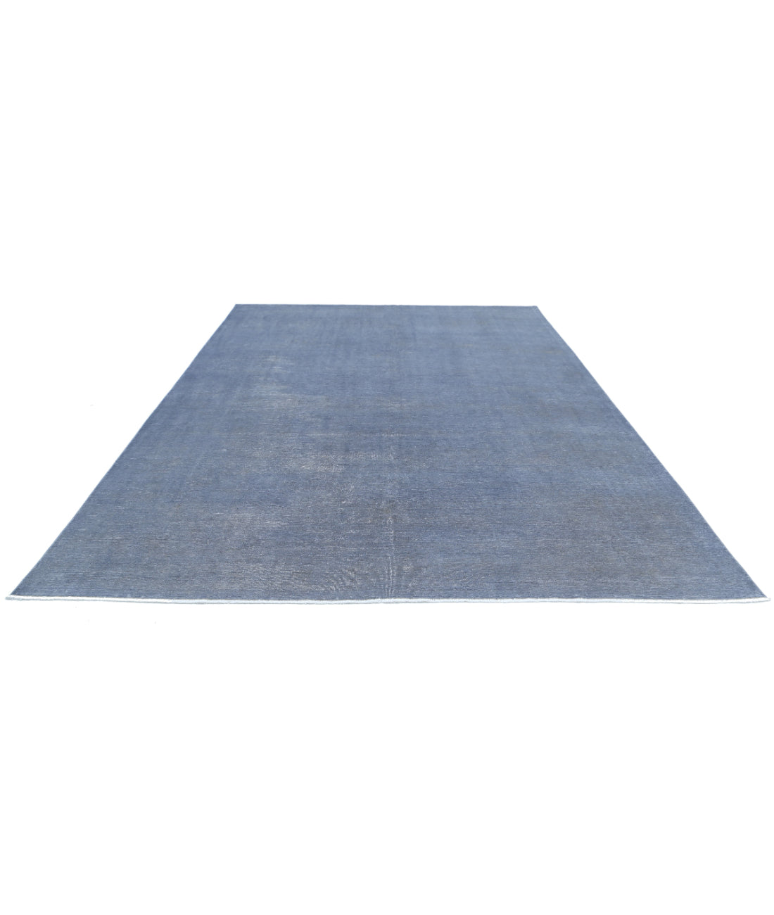 Overdye 8'7'' X 11'11'' Hand-Knotted Wool Rug 8'7'' x 11'11'' (258 X 358) / Grey / Grey