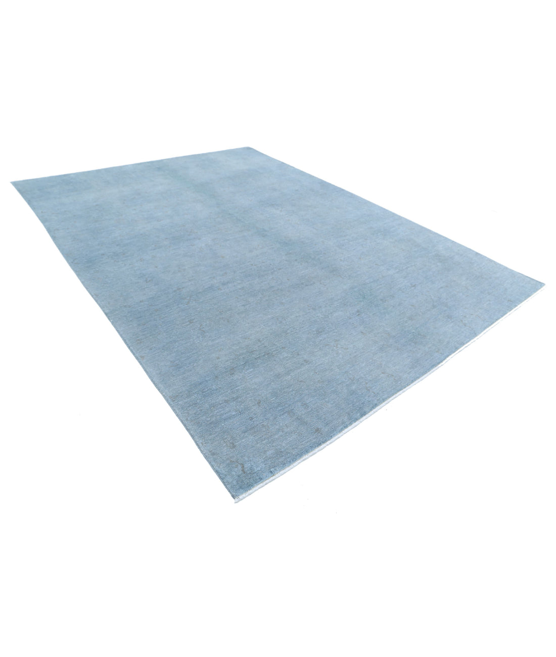 Overdye 8'5'' X 11'6'' Hand-Knotted Wool Rug 8'5'' x 11'6'' (253 X 345) / Grey / Grey