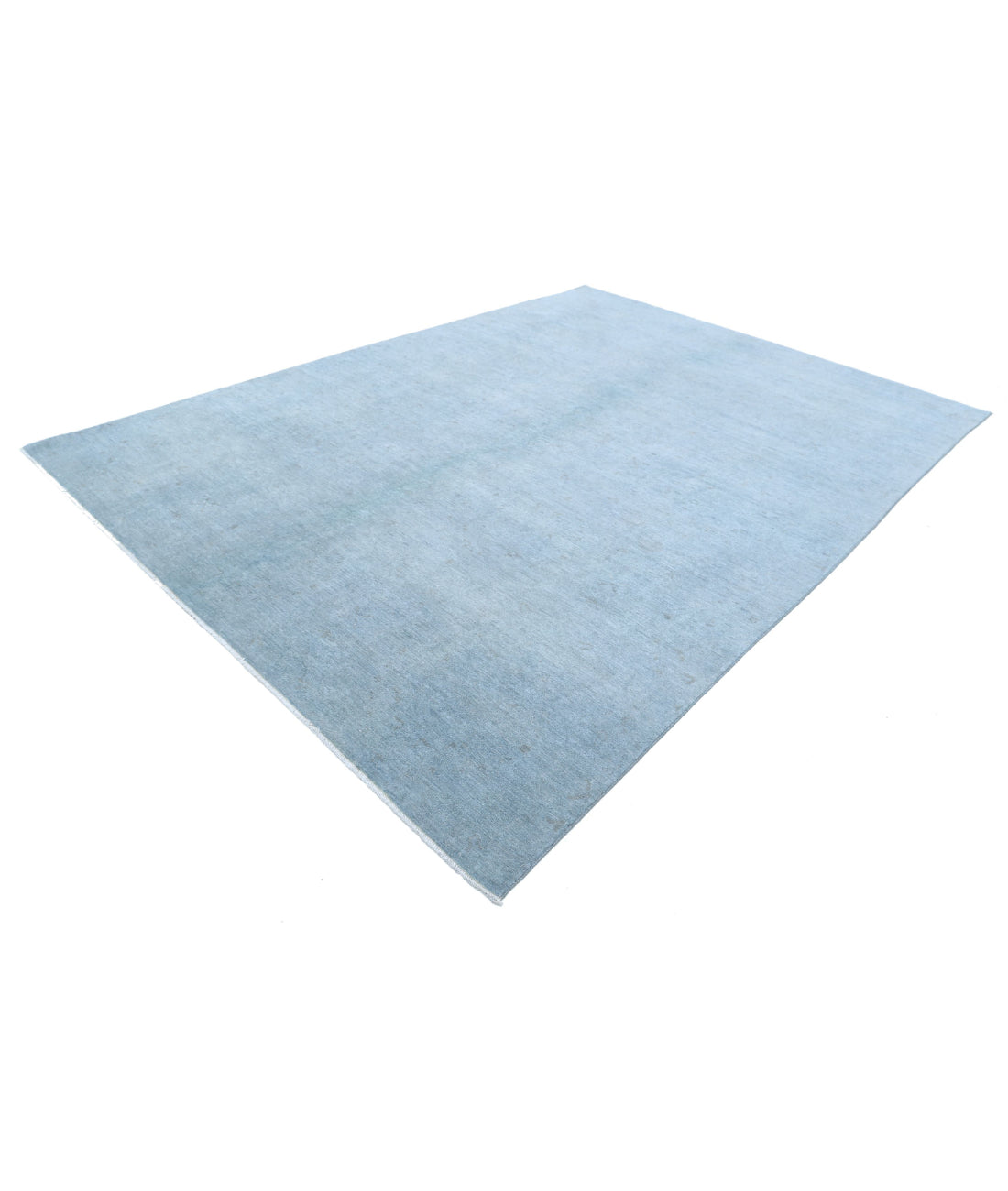 Overdye 8'5'' X 11'6'' Hand-Knotted Wool Rug 8'5'' x 11'6'' (253 X 345) / Grey / Grey