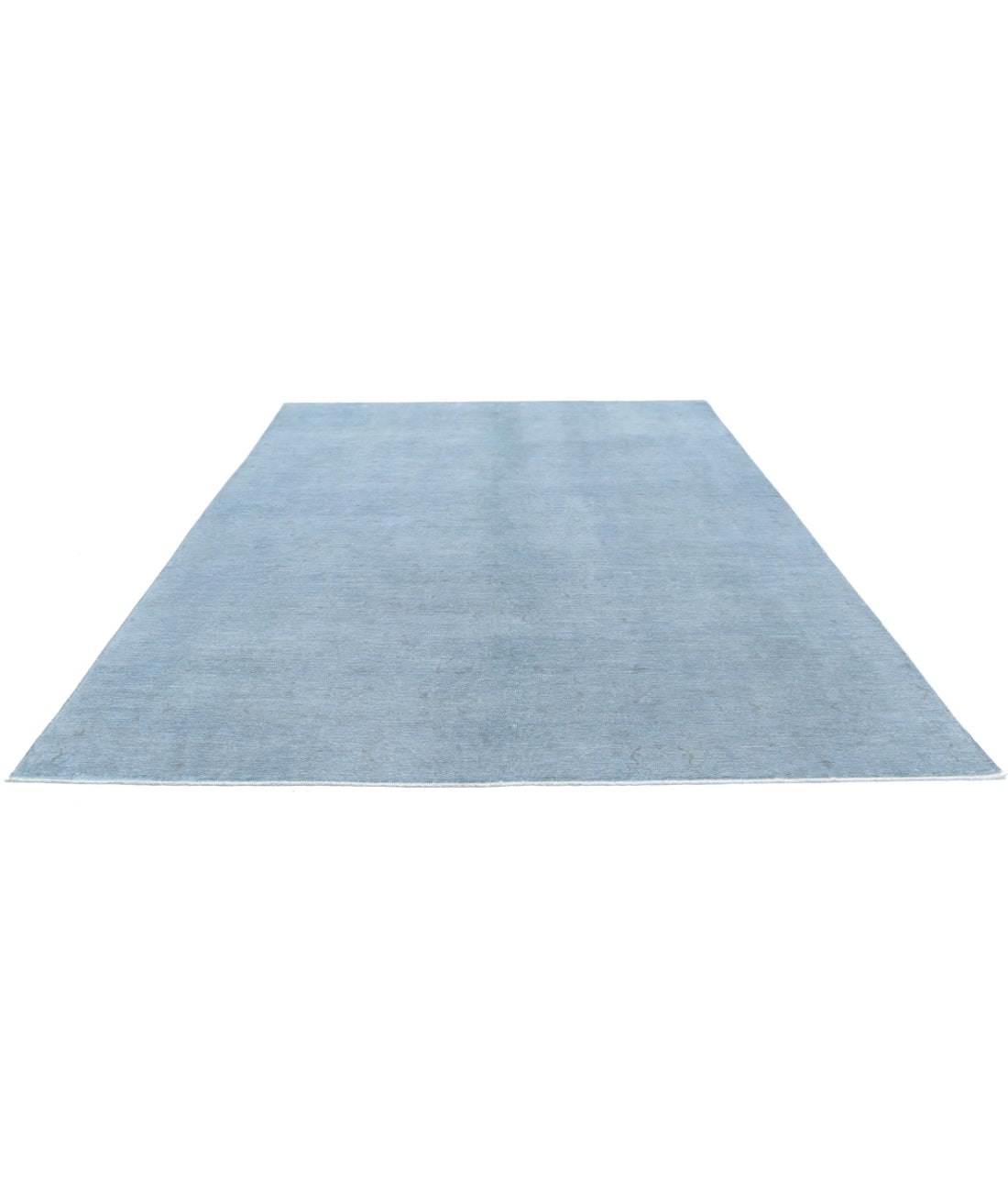 Overdye 8'5'' X 11'6'' Hand-Knotted Wool Rug 8'5'' x 11'6'' (253 X 345) / Grey / Grey