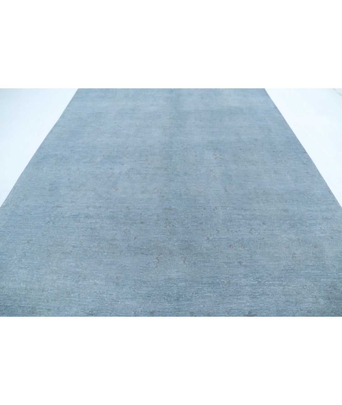 Overdye 8'5'' X 11'6'' Hand-Knotted Wool Rug 8'5'' x 11'6'' (253 X 345) / Grey / Grey