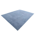 Overdye 8'10'' X 11'10'' Hand-Knotted Wool Rug 8'10'' x 11'10'' (265 X 355) / Grey / Grey