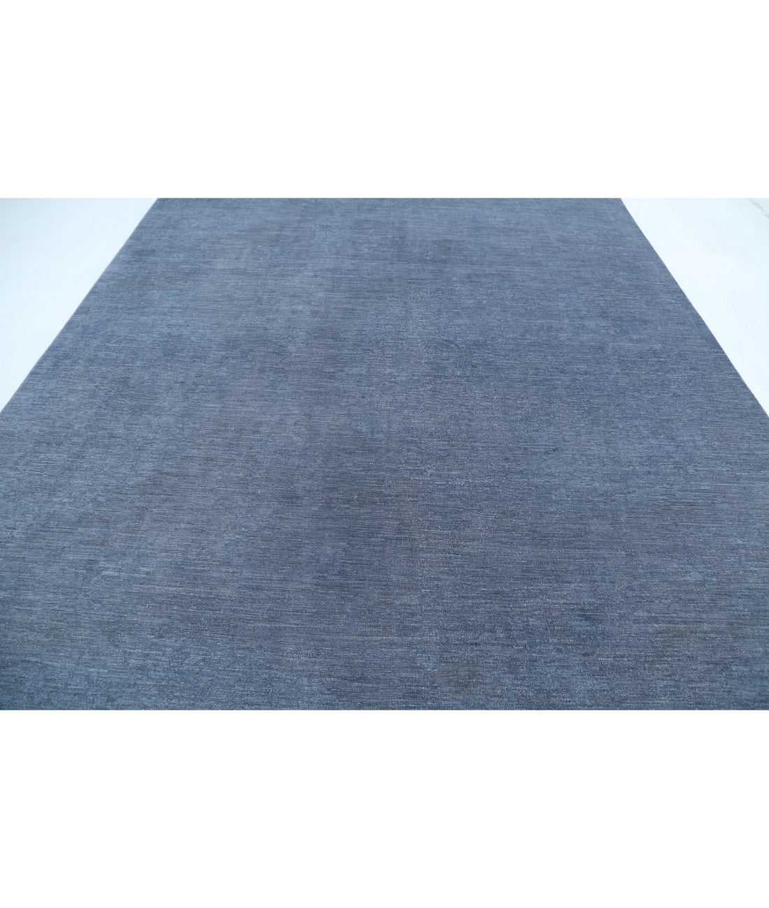 Overdye 8'10'' X 11'10'' Hand-Knotted Wool Rug 8'10'' x 11'10'' (265 X 355) / Grey / Grey