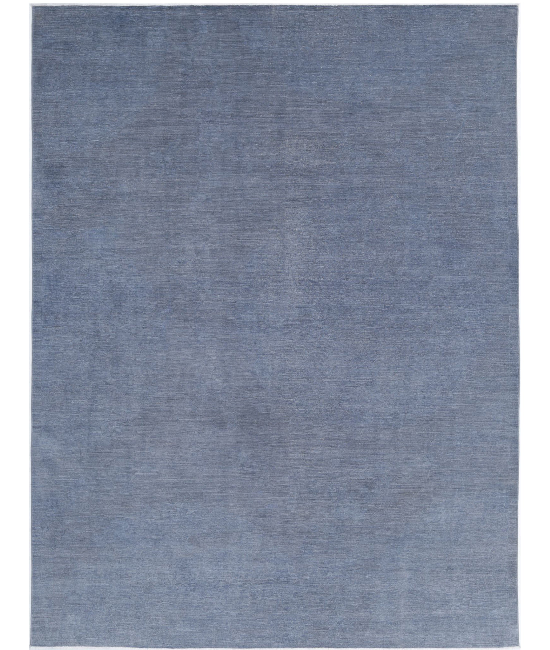 Overdye 8'10'' X 11'10'' Hand-Knotted Wool Rug 8'10'' x 11'10'' (265 X 355) / Grey / Grey