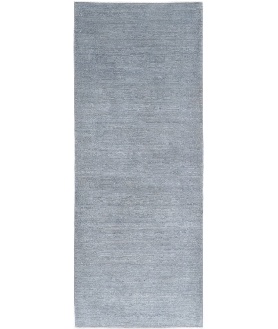 Overdye 3'5'' X 9'5'' Hand-Knotted Wool Rug 3'5'' x 9'5'' (103 X 283) / Grey / Grey