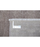 Overdye 4'0'' X 10'10'' Hand-Knotted Wool Rug 4'0'' x 10'10'' (120 X 325) / Grey / Grey