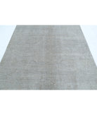 Overdye 5'10'' X 8'3'' Hand-Knotted Wool Rug 5'10'' x 8'3'' (175 X 248) / Grey / Grey