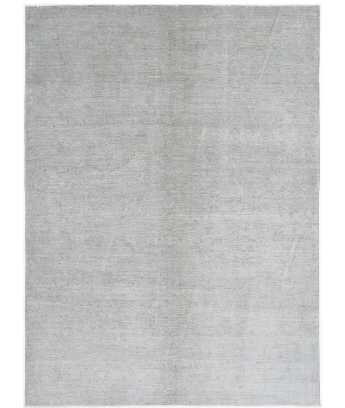 Overdye 5'10'' X 8'3'' Hand-Knotted Wool Rug 5'10'' x 8'3'' (175 X 248) / Grey / Grey