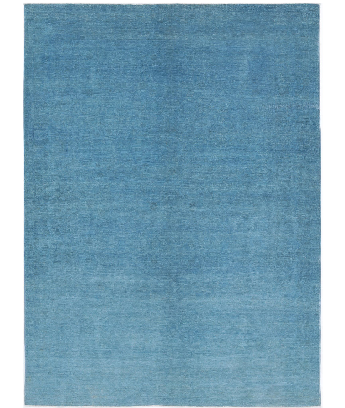 Overdye 5'11'' X 8'3'' Hand-Knotted Wool Rug 5'11'' x 8'3'' (178 X 248) / Blue / N/A