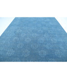 Overdye 9'10'' X 12'7'' Hand-Knotted Wool Rug 9'10'' x 12'7'' (295 X 378) / Blue / Blue