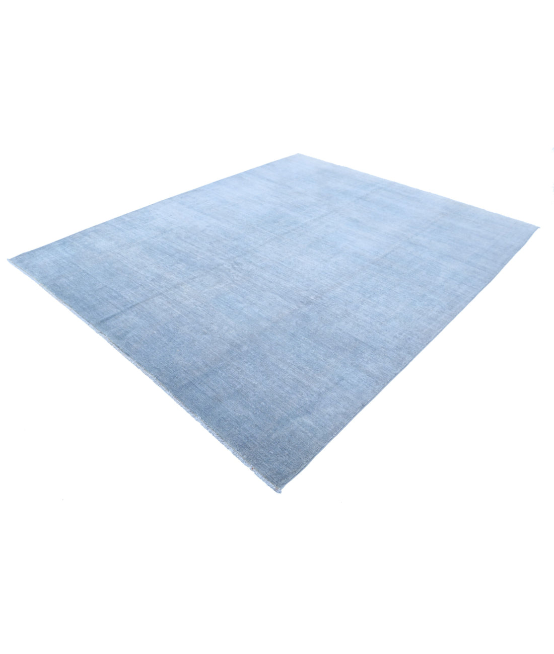 Overdye 7'9'' X 9'7'' Hand-Knotted Wool Rug 7'9'' x 9'7'' (233 X 288) / Grey / Grey