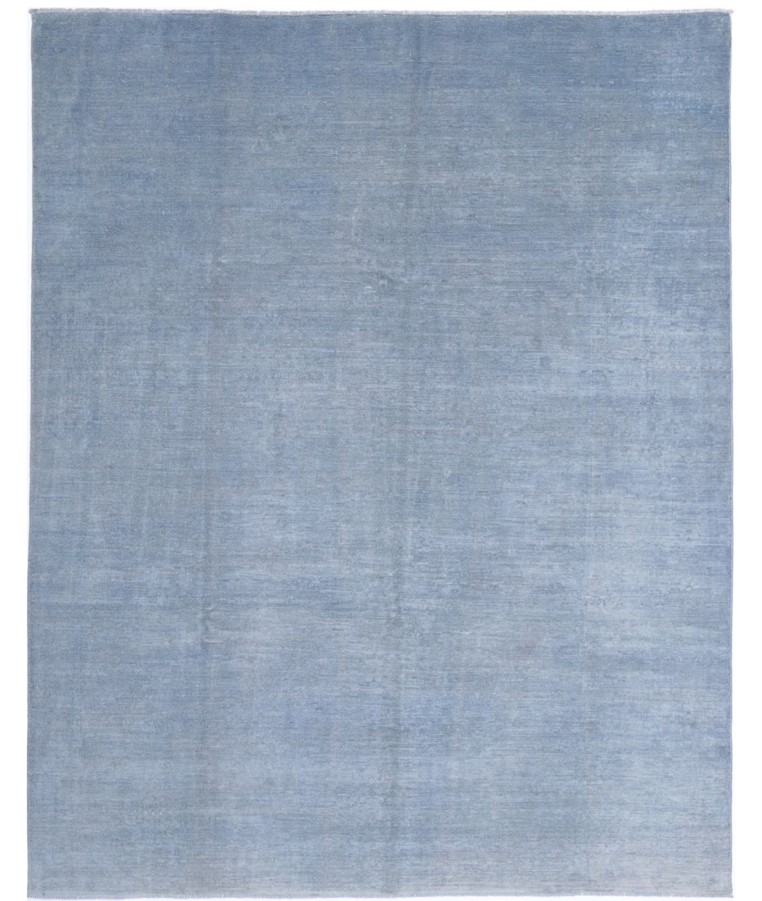 Overdye 7'9'' X 9'7'' Hand-Knotted Wool Rug 7'9'' x 9'7'' (233 X 288) / Grey / Grey