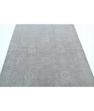 Overdye 4'9'' X 6'5'' Hand-Knotted Wool Rug 4'9'' x 6'5'' (143 X 193) / Grey / Grey