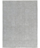 Overdye 4'9'' X 6'5'' Hand-Knotted Wool Rug 4'9'' x 6'5'' (143 X 193) / Grey / Grey