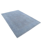 Overdye 5'11'' X 8'6'' Hand-Knotted Wool Rug 5'11'' x 8'6'' (178 X 255) / Grey / Grey